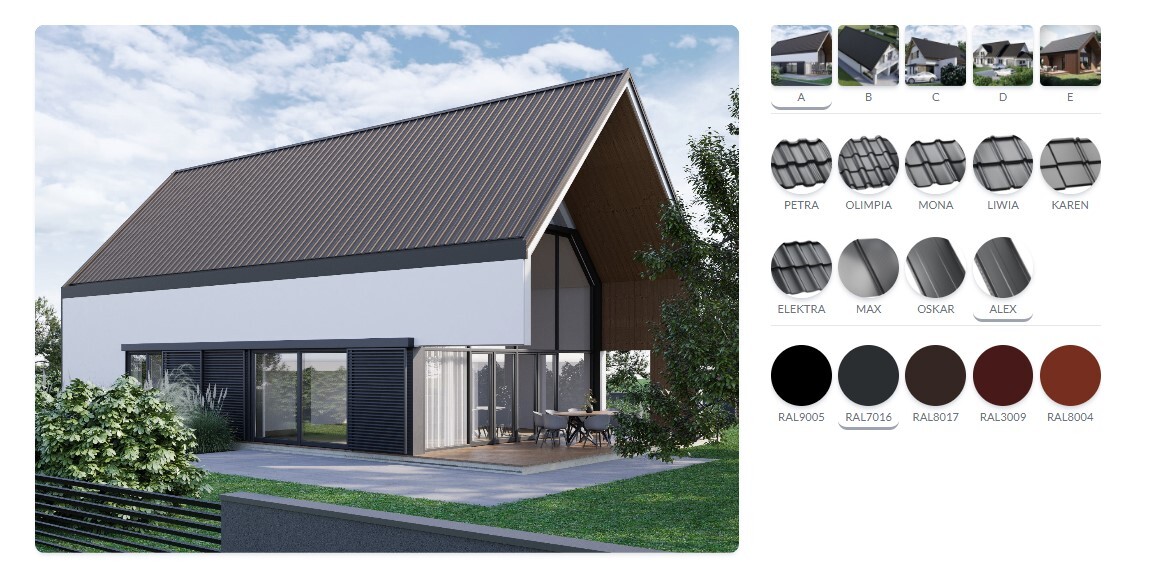 konfigurator 2d blachodachówek