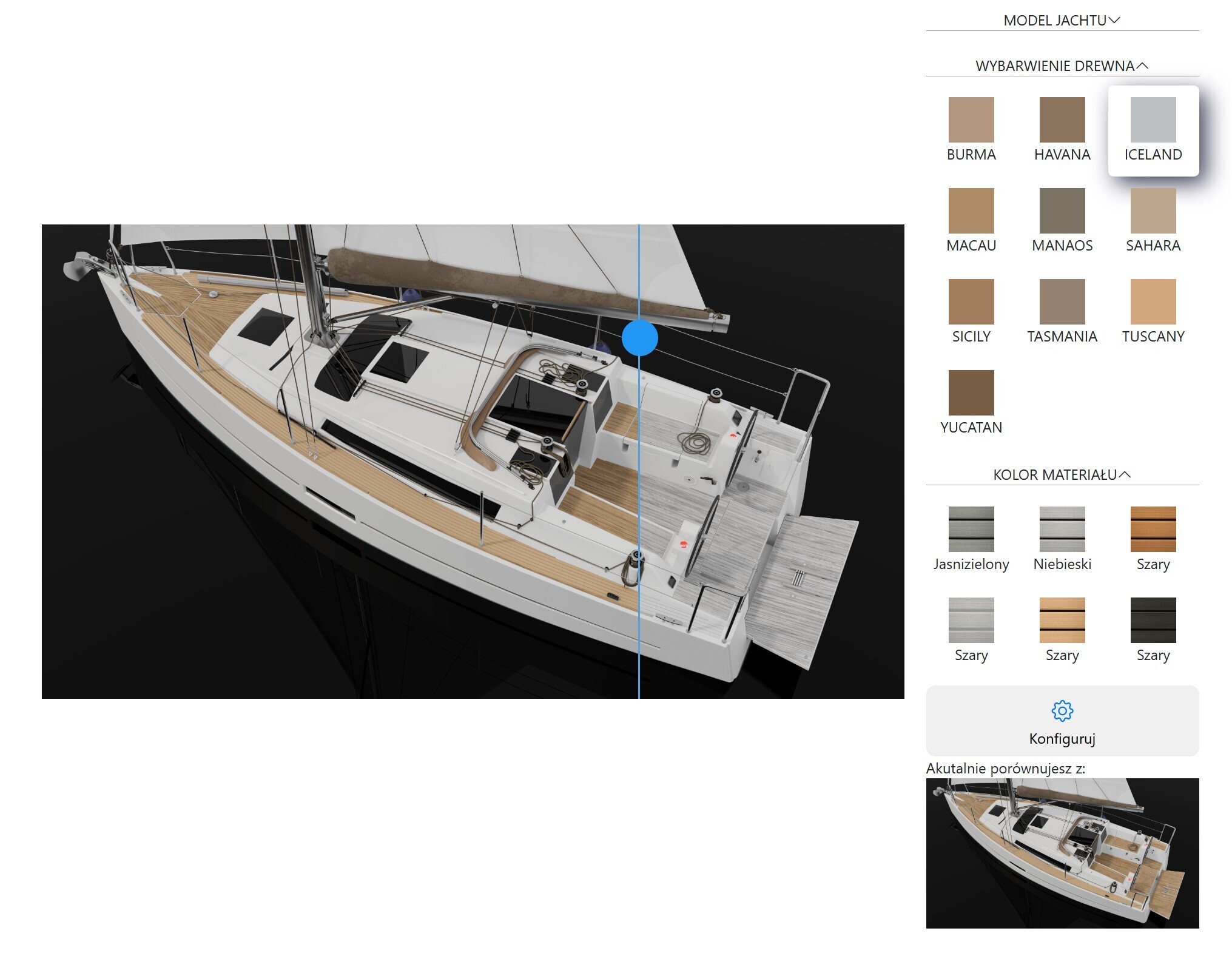 konfigurator 2d pokryć drewnopodobnych